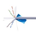 Cablu FTP CAT6 PNI F06 cu 4 perechi pentru internet 1 Gigabit si sisteme de supraveghere Rola 305m