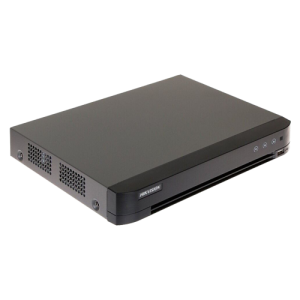 DVR HIKVISION iDS-7204HQHI-M1-FA, AcuSense 4 ch. video 4MP, Analiza video, AUDIO HDTVI over coaxial