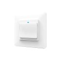 Intrerupator inteligent simplu PNI SmartHome WS121 pentru control lumini prin internet cu App Tuya Smart, compatibil Amazon Alexa si Google Home